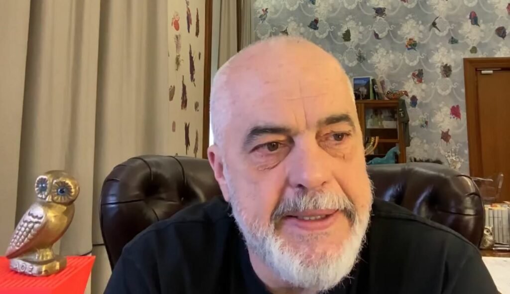 Kryeministri edi rama gjate komunikimit te tij virtual 1024x590