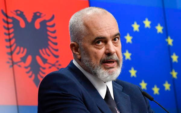 Albania pm rama at eu institutions