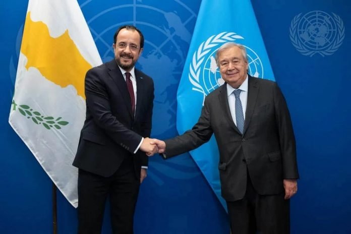 Christodoulides Antonio Guterres credit un press office 696x464